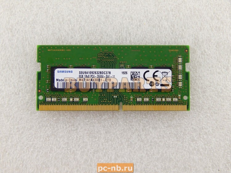 Samsung 8G DDR4 M471A1K43DB1 CTD