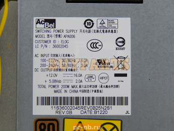 Блок питания для моноблока Lenovo B320, B540, B340-ALL-IN-ONE 36002045