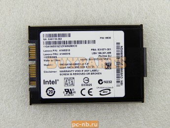 SSD INTEL 80GB 41W0516