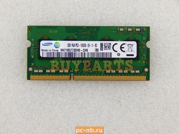 Samsung DDR3 1333 SO DIMM 2Gb M471B5773DH0 CH9