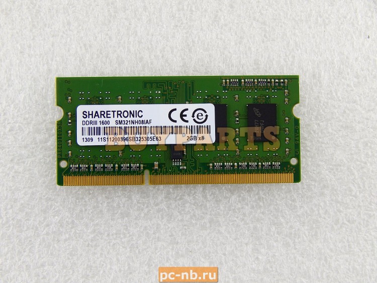 Sharetronic SM321NH08IAF DDR3 1600 2GB
