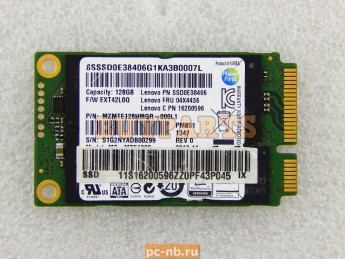 SSD диск mSATA Samsung MZMTE128HMGR 128Gb от ноутбука Lenovo Yoga 2 Pro