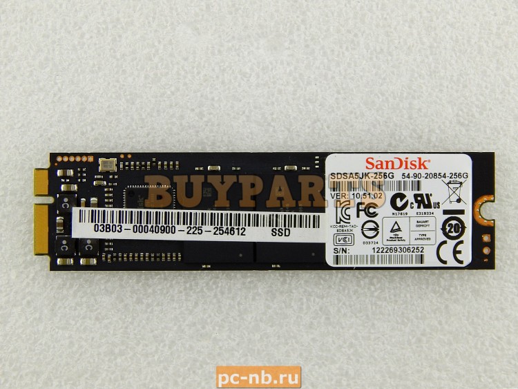 SSD Asus UX31A XM11 SSD 256 Gb Mini PCI e SDSA5JK 256G