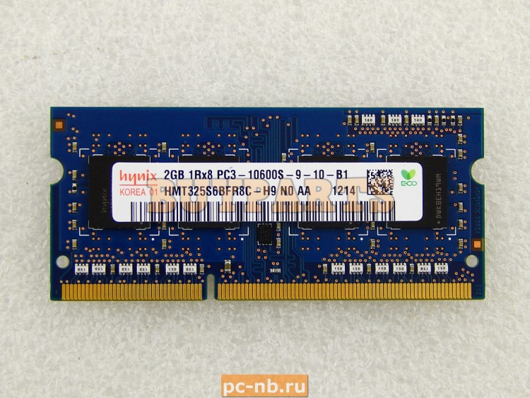 SO DIMM DDR 3 PC 10600 2Gb Hynix