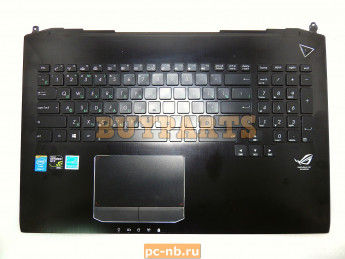Топкейс с клавиатурой и тачпадом для ноутбука Asus G750JM, G750JZ, G750JY, G750JS 13NB04J1AM0101