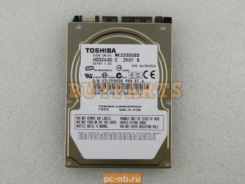 Жесткий диск 2.5" 200 Gb Toshiba MK2035GSS 200 Gb 4200 rpm SATA 2.5" HDD