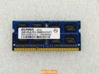Оперативная память Elpida DDR3 2GB 2Rx8 PC3-10600S-9-10-F1 EBJ21UE8BFU0-DJ-F