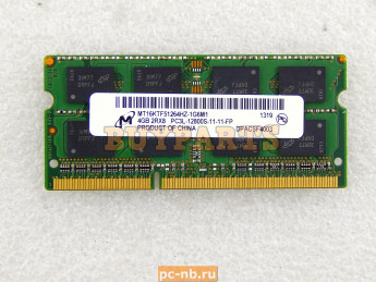 Оперативная память Micron 4GB 2RX8 PC3L-12800S MT16KTF51264HZ-1G6M1