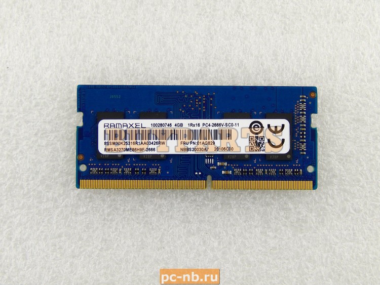 Ramaxel 4Gb DDR4 RMSA3270ME86H9F 2666