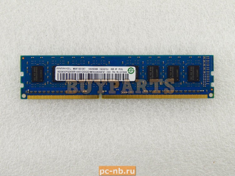 RAMAXEL DDR3L 4Gb 1600MHz RMR5030KD68F9F 1600