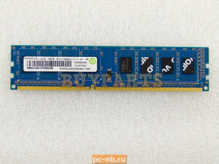 Ramaxel 2GB PC3 12800 DDR3 1600MHz RMR5030ED58E8W 1600