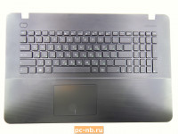 Топкейс с клавиатурой и тачпадом для ноутбука Asus X751BP, X751LD 90NB0EH1-R31RU0