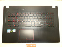 Топкейс с клавиатурой и тачпадом для ноутбука Asus GL753VD, GL753VE 90NB0DM3-R31RU0