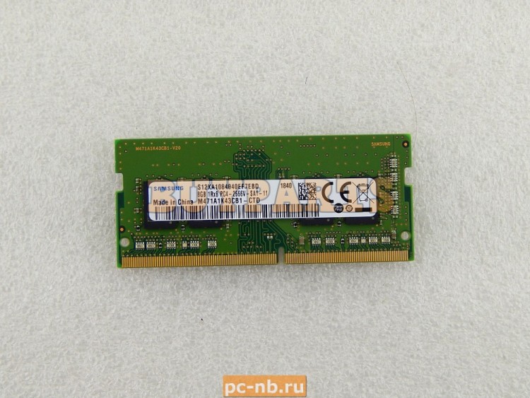 Samsung DDR4 8GB 1Rx8 PC4 2666V SA1 11 M471A1K43CB1 CTD