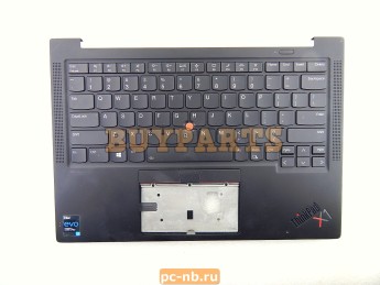 Топкейс с клавиатурой для ноутбука Lenovo ThinkPad X1 Carbon 9th Gen 5M11C53235 (английская) Топкейс с клавиатурой для ноутбука Lenovo ThinkPad X1 Carbon 9th Gen 5M11C53235 (английская)