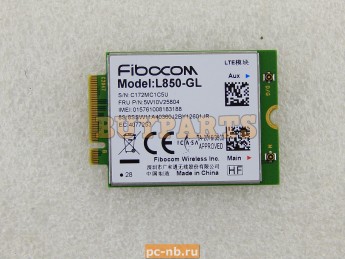 LTE модуль Fibocom L850-GL для ноутбука Lenovo Thinkpad X1 Nano Gen1 5W10V25804