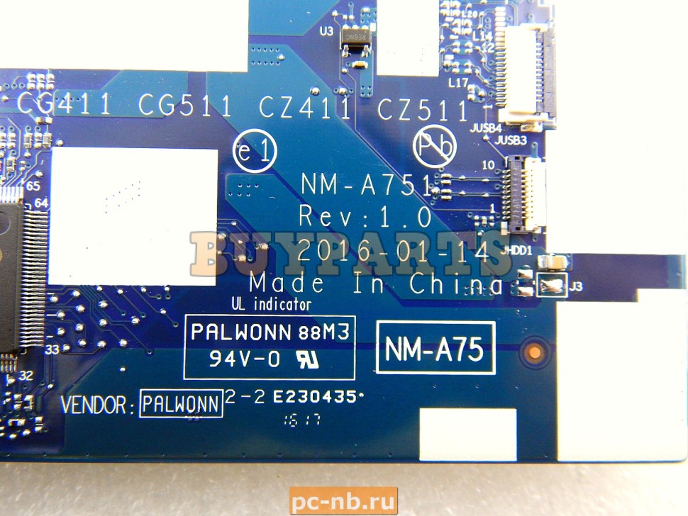 Microcontroller A751 Материнская плата L80SM NM-A751 для ноутбука Lenovo 310-15ISK 5B20L35873