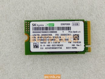 SSD SK hynix 512G HFM512GDHTNI-87A0B 5SS0V27611