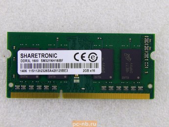 Оперативная память Sharetronic SM321NH16IBF DDR3L 1600 2GB